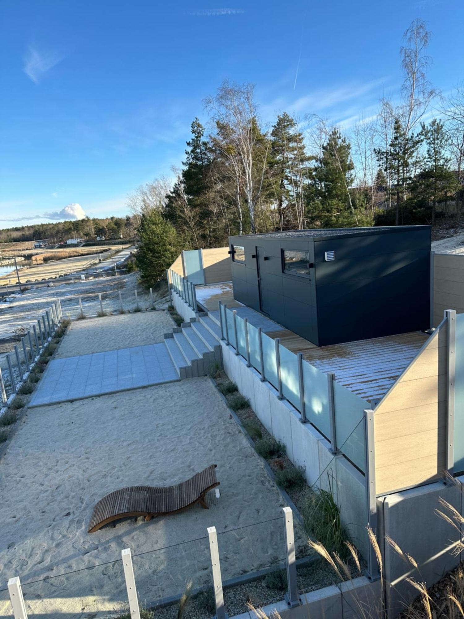 Schwimmende Ferienwohnung Sundowner Elsterheide Bagian luar foto